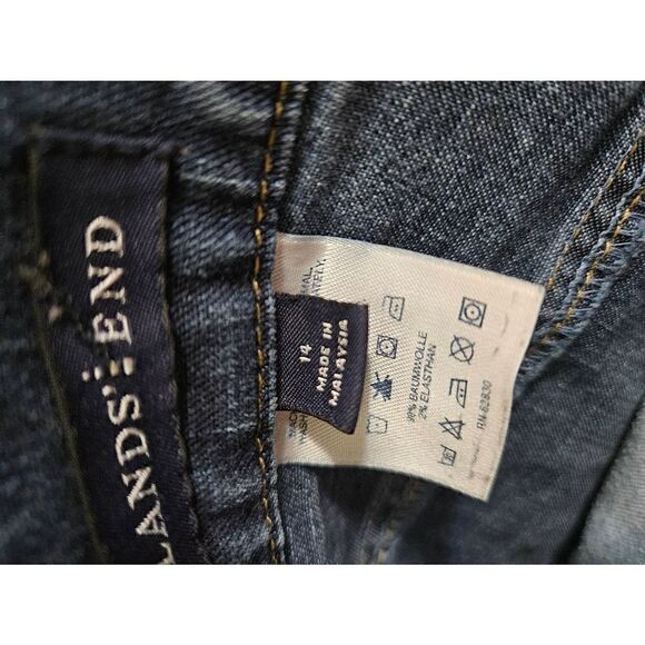 Land's End capri jeans. Size 14. - Picture 3 of 3